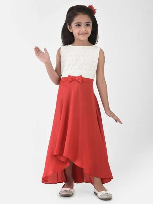 Buy Wish Little Baby Girls Satin/Net Wedding Dress Short Fancy Party  Elegant Kids Knee LengthFrocks Princess Evening Flower Girls' Dresses  Children's - 10 Y Online at Best Prices in India - JioMart.