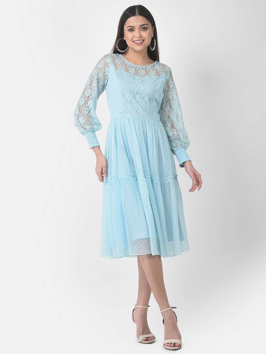 Women's Light Blue Organza Kurta With Palazzo And Dupatta (3 Pc Set) -  Label Shaurya Sanadhya | Fancy dresses long, Simple pakistani dresses,  Stylish dress designs