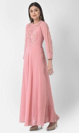 Eavan Women Pink Embellished Dress