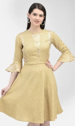 Eavan Women Yellow Solid Dress