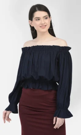 Eavan Women Black Solid Top