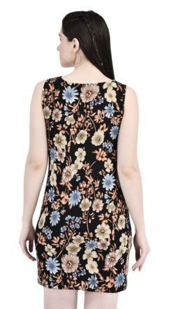 Eavan Women Multi color Solid Short Dress