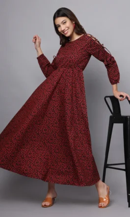 Eavan Women Multi Color Printed Maxi Dress